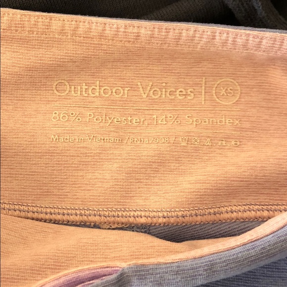 Outdoor Voices 7/8 Ankle Leggings Like New - Picture 4 of 4
